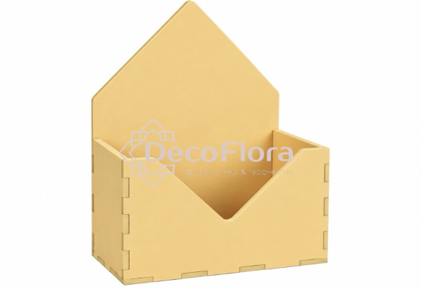 Кашпо КОНВЕРТ персиковое 21*10*31см 
