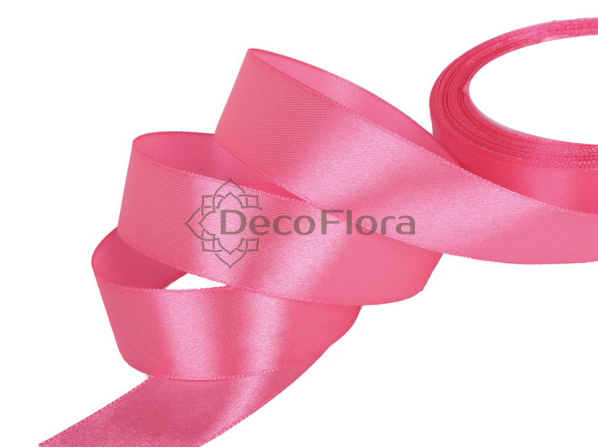 Лента атласная 4cm*20м - 055 - розово-сливочный 